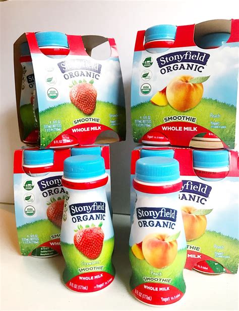 Stonyfield Organic Whole Milk Smoothies. Love!! - AmLo Farms