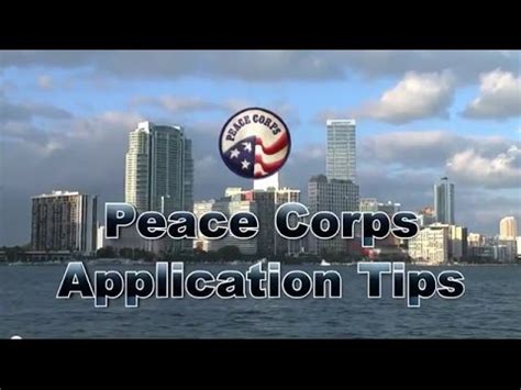 Peace Corps Application Tips - YouTube