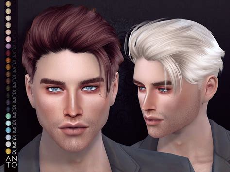 Short Hair Male The Sims 4 - Wavy Haircut