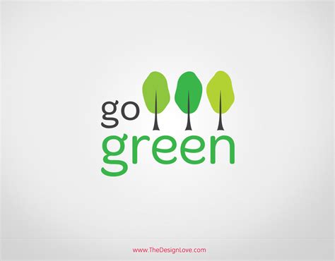 Free Vector Go Green Logo