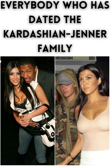 Everybody who has dated the kardashian jenner family – Artofit