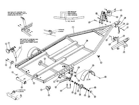 Boat Trailer Parts Diagram | Boat trailer parts, Boat trailer, Trailer