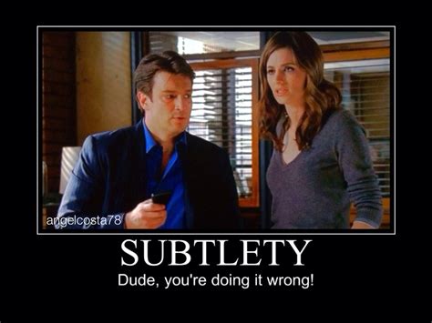 Richard Castle | Richard Castle, The Master of Subtlety | Filmes