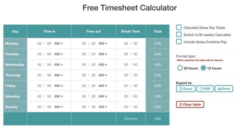 Time clock calculator with overtime - ShanyceRoyan