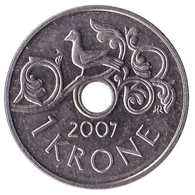 1 Norwegian Krone coin - Exchange yours for cash today