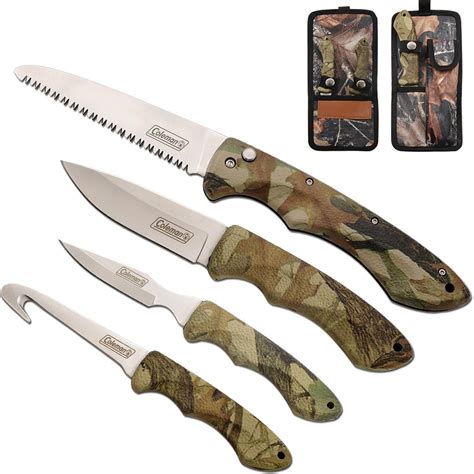 Hunting Knife Set 4pc - Hero Outdoors