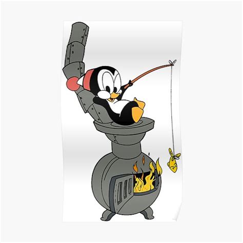 "Chilly Willy Penguin" Poster for Sale by teenysophia | Redbubble