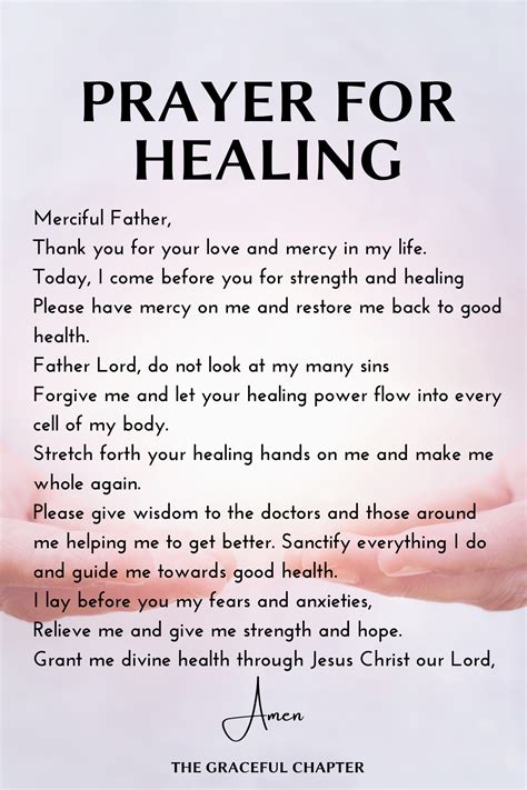 prayer for healing | Healing verses, Healing bible verses, Healing ...