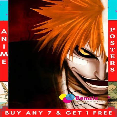 Bleach: A4 Anime Poster - HD Prints | Normal, Sticker & Laminated ...