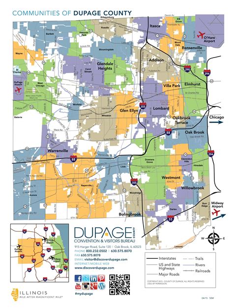 Map Of Dupage County – Verjaardag Vrouw 2020