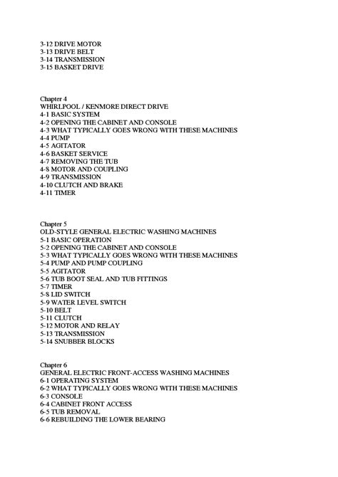 WASHING MACHINE REPAIR Service Manual download, schematics, eeprom ...