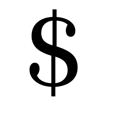 Dollar icon PNG transparent image download, size: 1500x1500px