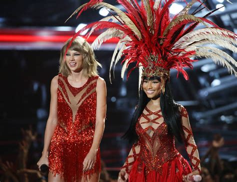 Taylor Swift makes up with Nicki Minaj and brings friends to the 2015 ...