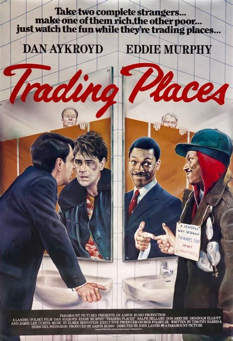 Original Trading Places Movie Poster - Eddie Murphy - Dan Ackroyd ...