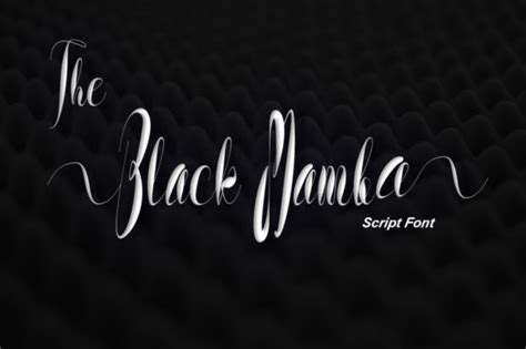 The Black Mamba Font by aditendog · Creative Fabrica