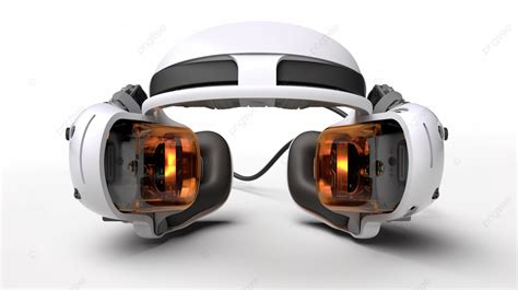 3d Rendering Of Virtual Reality Headset Components From A Bottom View ...