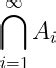 How do you write an intersection(∩) in LaTeX?