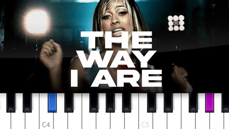 Timbaland - The Way I Are (ft Keri Hilson, D.O.E) (piano tutorial ...