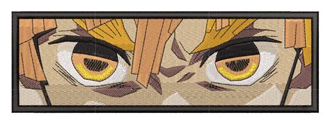 Anime Embroidery Zenitsu Eyes Boxed - A.G.E Store | designs