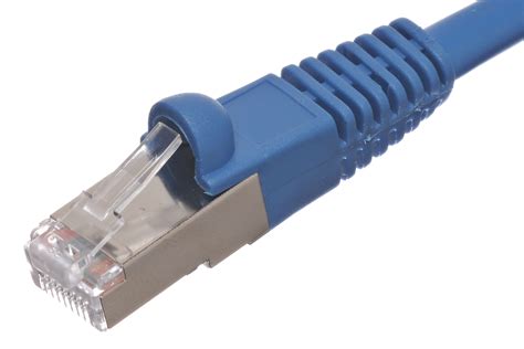 7ft Cat5e Cable - Blue, Shielded - 350MHz Cat 5e Patch Cable