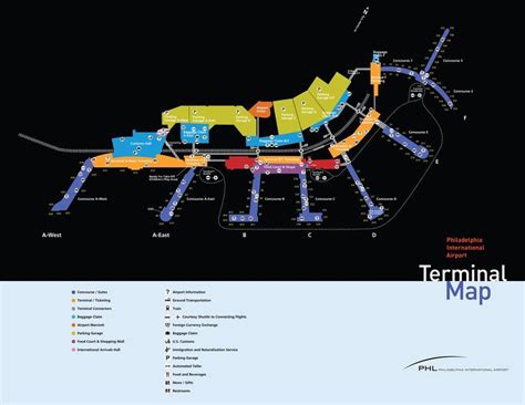 Philadelphia airport parking map - Philadelphia airport economy parking ...