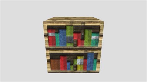 Minecraft Bookshelf - Download Free 3D model by HRalsei [ae8b80e ...