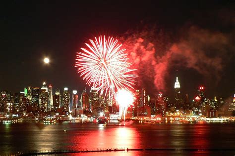 New York City Fireworks Photograph by Artistic Photos - Fine Art America