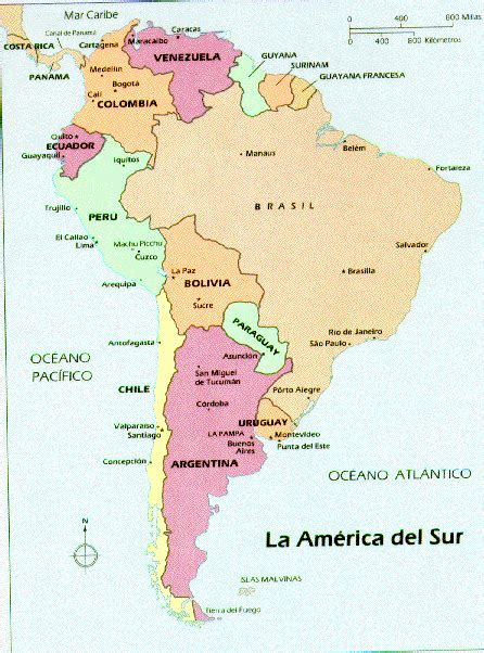 Mapa De Latinoamerica Con Nombres - ouiluv