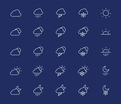 Weather Vector Icons