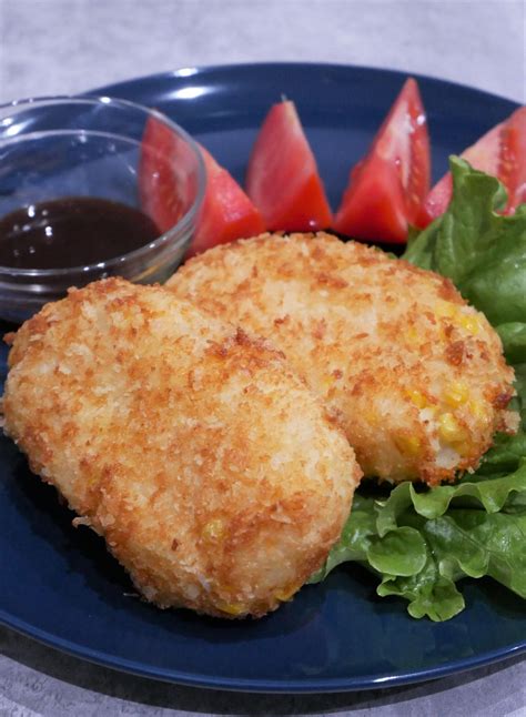 Corn Korokke Recipe ( コーンコロッケ – Japanese Croquette)