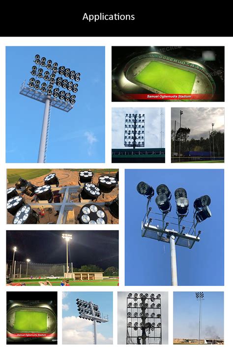 lighting design, stadium lights, light poles