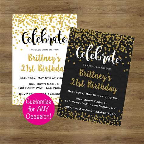 Adult Party Invitation - 16+ Examples, Tips