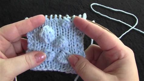 How to Knit Bobbles - YouTube