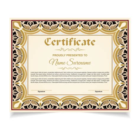 Certificate or diploma design 20821034 Vector Art at Vecteezy