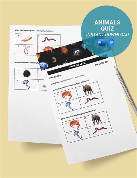 Quiz Templates in Google Docs - FREE Download | Template.net