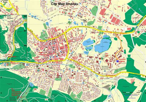 Ilmenau City Map - Ilmenau Germany • mappery