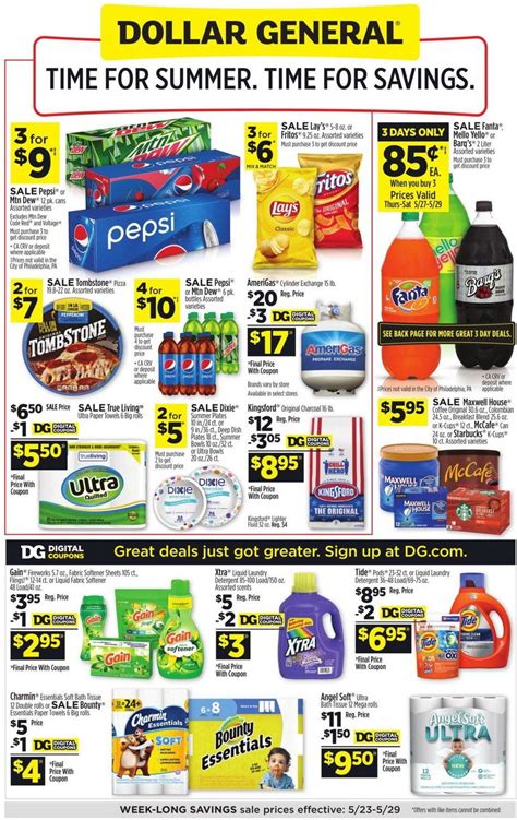 Dollar General Weekly Ad May 23 – May 29, 2021