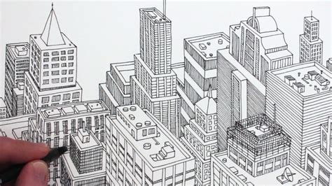 Futuristic City Drawing Easy: Draw Your Own Metropolis In Just A Few ...