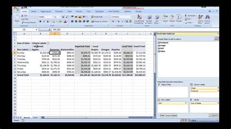 Pivot Table Styles Microsoft Excel Pivot Tables - Riset