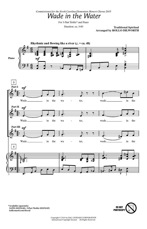 Wade In The Water Sheet Music by Rollo Dilworth (SKU: 00154149 ...