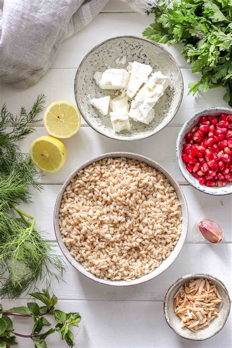 Pearl Barley Salad with Herbs and Feta | Recipe | Elle Republic