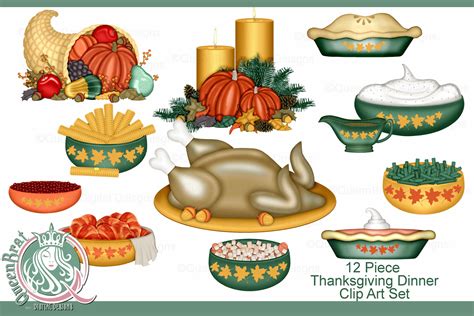 Clipart For Thanksgiving Dinner