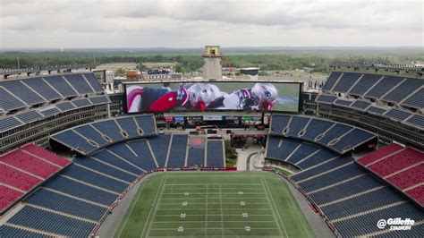 Gillette Stadium Officials Unveil New North End Videoboard