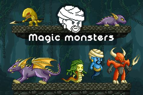 Pixel Art Monster Sprites