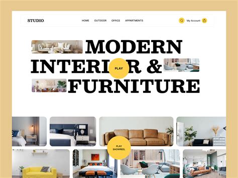 Furniture Store Design by unbend on Dribbble