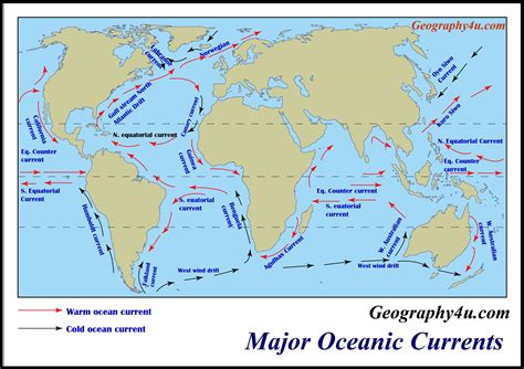 Ocean Surface Currents Map - What Is A Map Scale