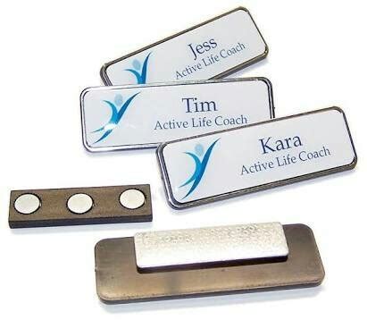 Rectangle Magnetic Name Badge at Rs 70 / Piece in Delhi - ID: 5304945 ...