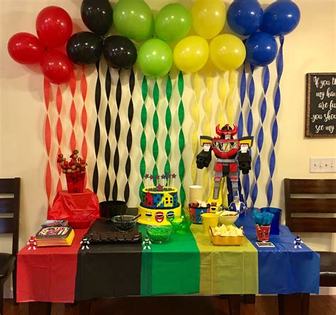 Power Ranger Theme Party Ideas