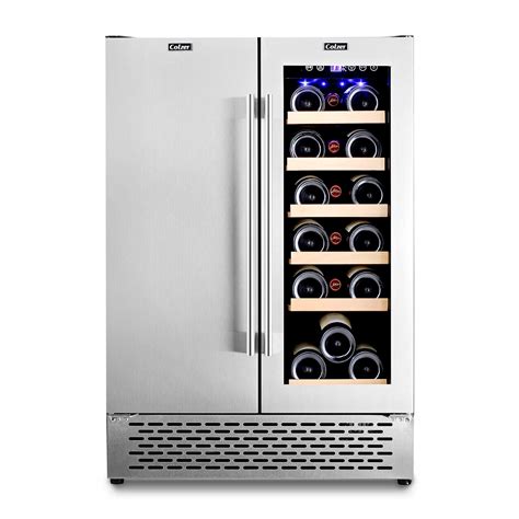 Buy 24 inch Dual Zone Wine and Beverage Refrigerator 24'' Wine Cooler ...