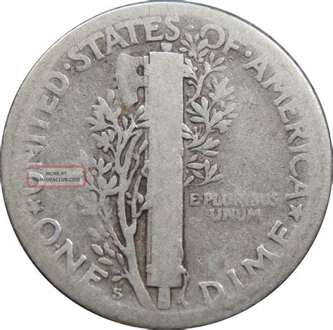 1926 S Mercury Silver Dime Coin